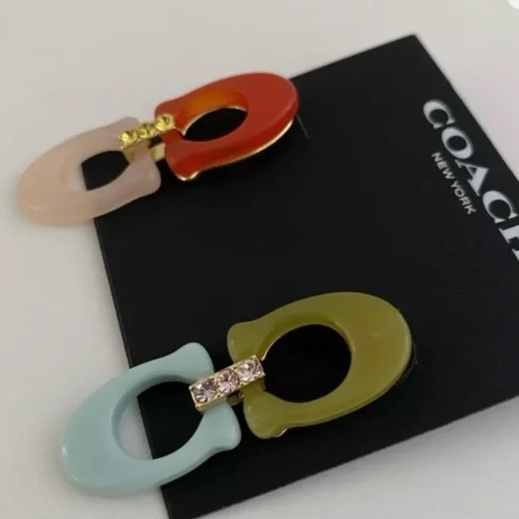 Coach Signature C Earrings - Picture 4 of 4